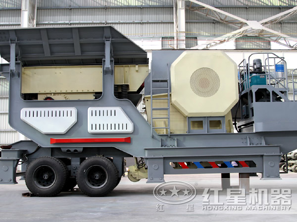 可移動破碎站配鄂破機 可移動破碎站配鄂破機