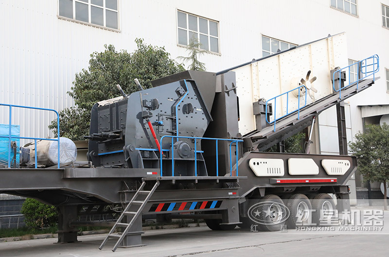 輪胎移動碎石機(jī):搭反擊破 輪胎移動碎石機(jī):搭反擊破