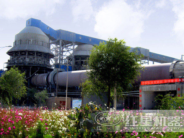 江蘇石灰回轉窯工作現場 江蘇石灰回轉窯工作現場