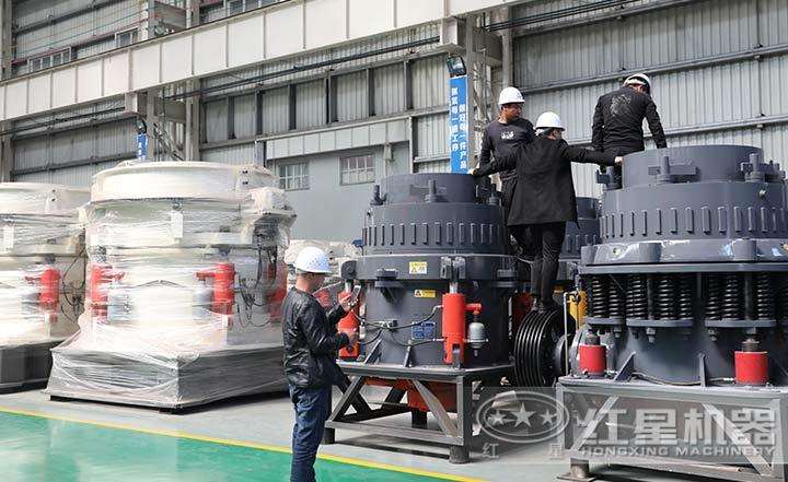 全液壓圓錐破碎機，液壓過載保護裝置，自動調節出料粒度