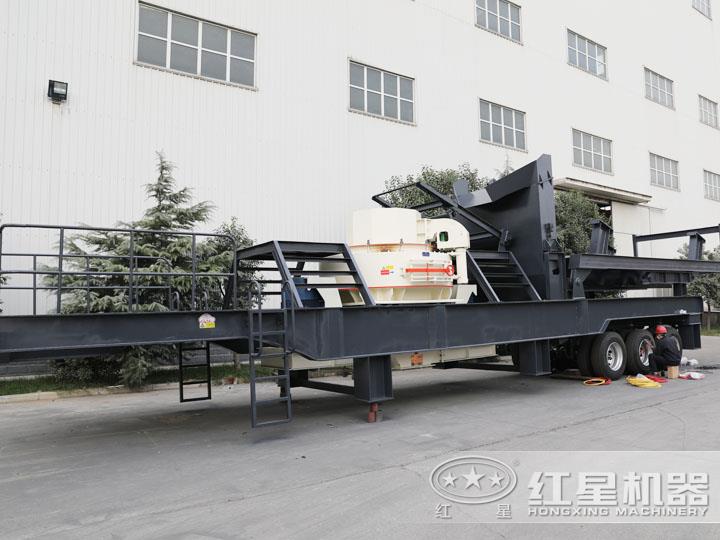 移動式制砂破碎機(jī)多機(jī)組合，油電兩用更智能