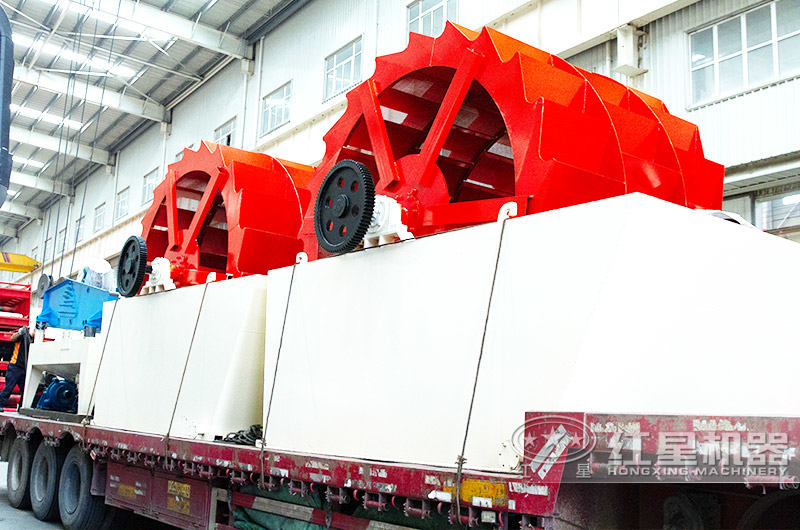 輪式洗砂機發貨圖 輪式洗砂機發貨圖