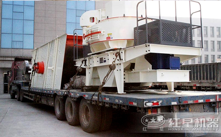 HVI制砂機(jī)整裝待發(fā)貨,河南洛陽劉總請查收