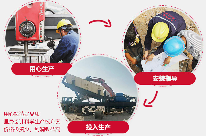 紅星柴油發(fā)電大型移動碎沙機