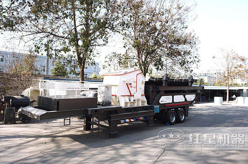 反擊破移動式破碎機(jī)價格便宜，成品均勻