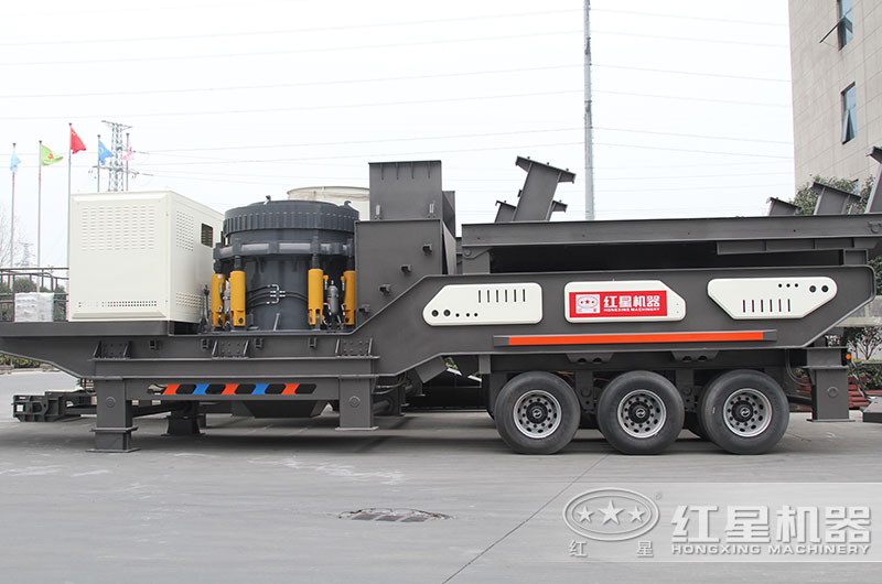 移動圓錐式石子破碎機圖片、適用于硬料